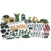 LEAN TOYS Military Base Figures Soldiers Vehicles Large Military Set 300 pcs.