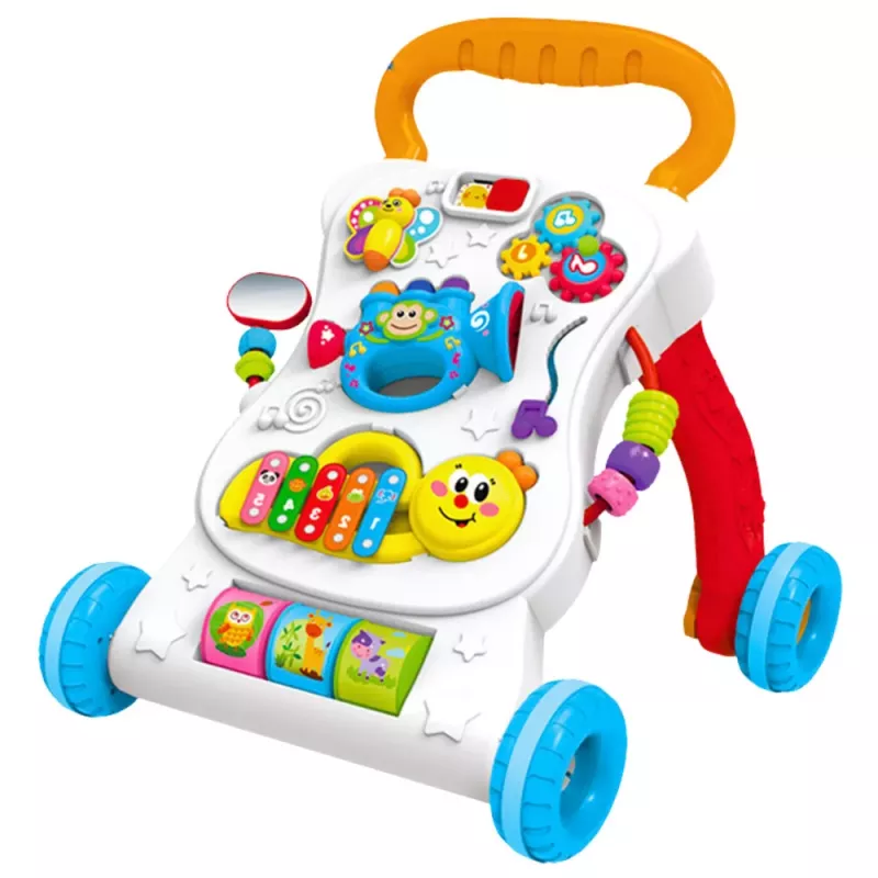 LEAN TOYS Pusher Walker Educational Interactive Musical Panel 3in1 Sounds