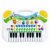 LEAN TOYS Interactive Educational Piano For Kids Animal Sounds Melodies