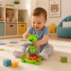LEAN TOYS Interactive Frog Spinner with Spinning Balls for Babies