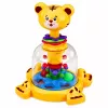 LEAN TOYS Interactive Tiger Cat Spinning Top with Spinning Balls for Babies