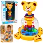 LEAN TOYS Interactive Tiger Cat Spinning Top with Spinning Balls for Babies