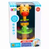 LEAN TOYS Interactive Giraffe Spinning Top with Spinning Balls for Babies