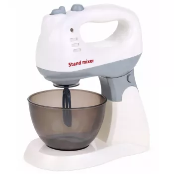 LEAN TOYS Children's Kitchen Robot with Stand and Bowl, Lights and Sounds