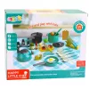 LEAN TOYS Little Chef's Set - Kitchen Pots, Dishes, Kettle, Turquoise, 33 Pieces