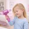 LEAN TOYS Children's Hairdressing Salon Set - Toy Hairdryer, Mirror, Comb & Accessories - Pretend Play Beauty Set for Kids 3+
