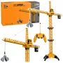 LEAN TOYS Remote Control Construction Crane RC Wired 360° Rotation 71 cm