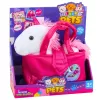 LEAN TOYS Plush Toy Unicorn in a Bag, White, 25cm