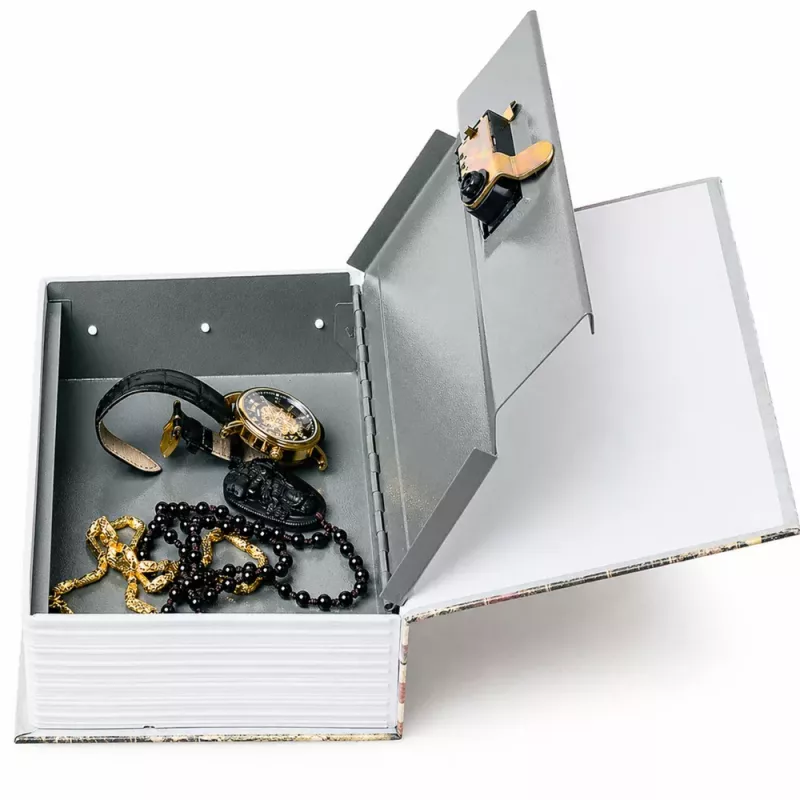 LEAN TOYS Book Safe With Key Small Cash Box Route 66