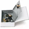 LEAN TOYS Book Safe with Key Small Cash Box Route 66 Large