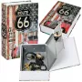 LEAN TOYS Book Safe with Key Small Cash Box Route 66 Large