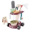 LEAN TOYS Children's Cleaning Set Trolley Mop Bucket Vacuum Cleaner 26 pcs.