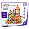 LEAN TOYS Set of Magnetic Construction Sticks Creative Colorful 166 pcs.