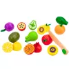 LEAN TOYS Wooden Fruit Chopping Set Magnetic Safe Knife Board