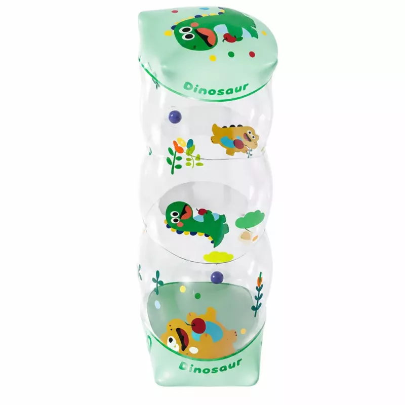 LEAN TOYS Inflatable Roller for Crawling for Toddlers Dinosaur 51 x 22cm