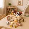 LEAN TOYS Wooden Mini Bakery Set of Bread with Velcro in a Box 10 pcs.