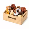 LEAN TOYS Wooden Mini Bakery Set of Bread with Velcro in a Box 10 pcs.