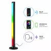 LEAN RGB LED Corner Floor Lamp Music Mode Remote Control App 90cm