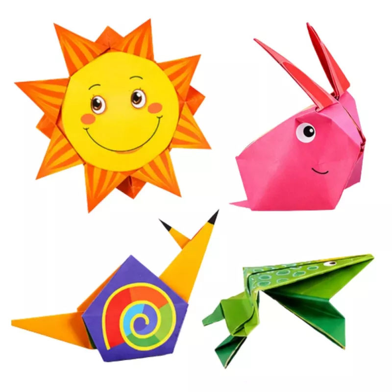 LEAN Origami Kit Colored Paper Instruction Booklet 100 Sheets