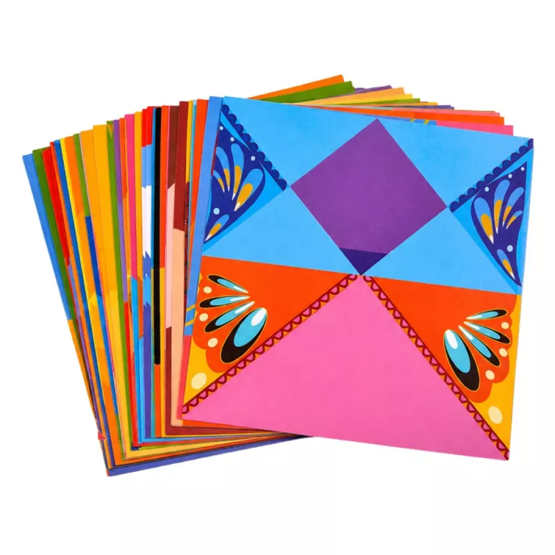 LEAN Origami Kit Colored Paper Instruction Booklet 100 Sheets