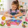 LEAN Origami Kit Colored Paper Instruction Booklet 100 Sheets
