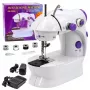 LEAN Mini Sewing Machine LED Light Portable 2 Modes Accessories Foot Pedal