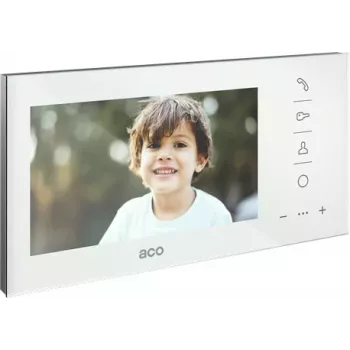 ACO GLASS-PRO-7 WH Monitor Familio COMO PRO 7 inch