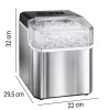 Extralink SmartLife Cube Ice Essential Ice Maker 12kg/24h 2.2L Black/Silver