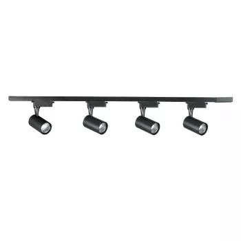 LED Track Lighting System STR-4X15W-B 15W 4 Spots 60W 5200lm 4000K Black