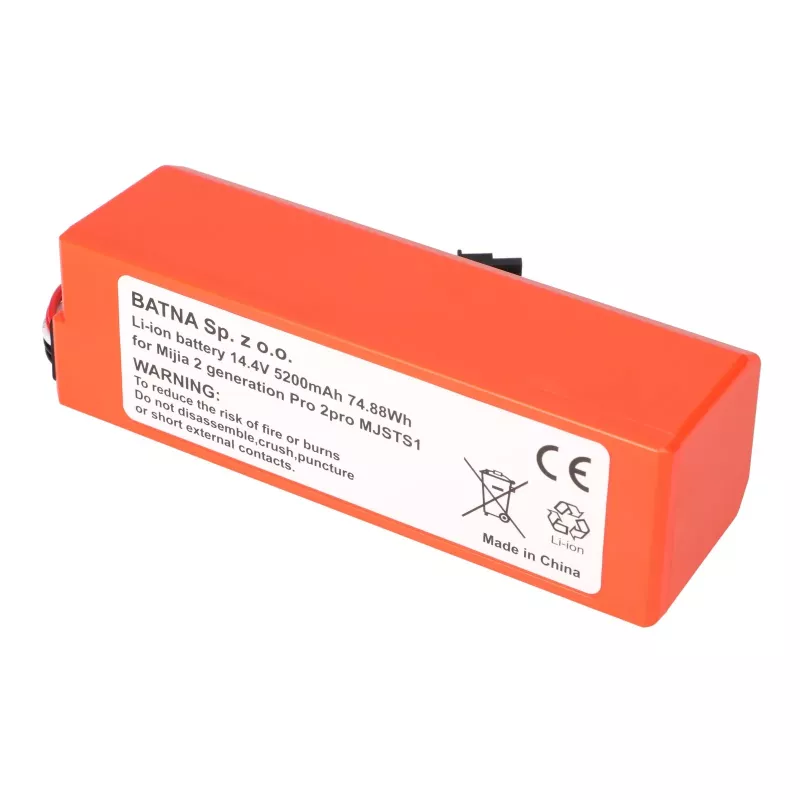 Extralink Replacement Battery for Xiaomi Mi Robot Vacuum-Mop P/Pro 2/2 Pro, 14.4V 5200mAh Li-ion