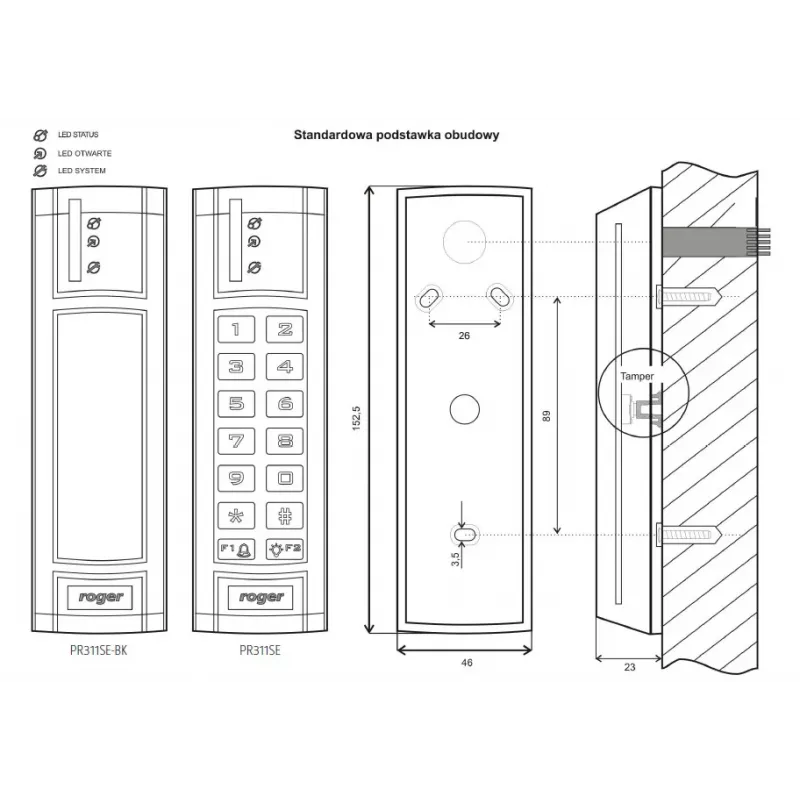 ROGER PR311SE-G Access Controller
