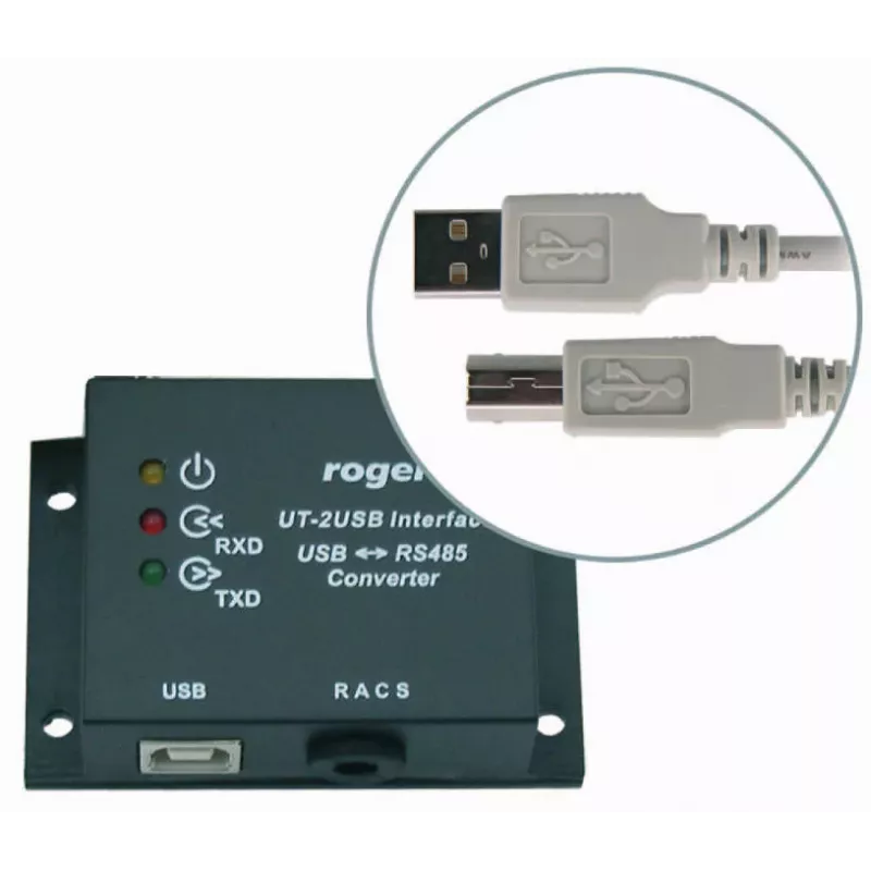 ROGER UT-2 USB Interface - Programming Cable for Gate Automation