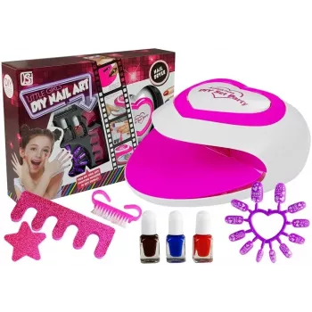 LEAN TOYS Children's Nail Polish Set + Nail Lamp