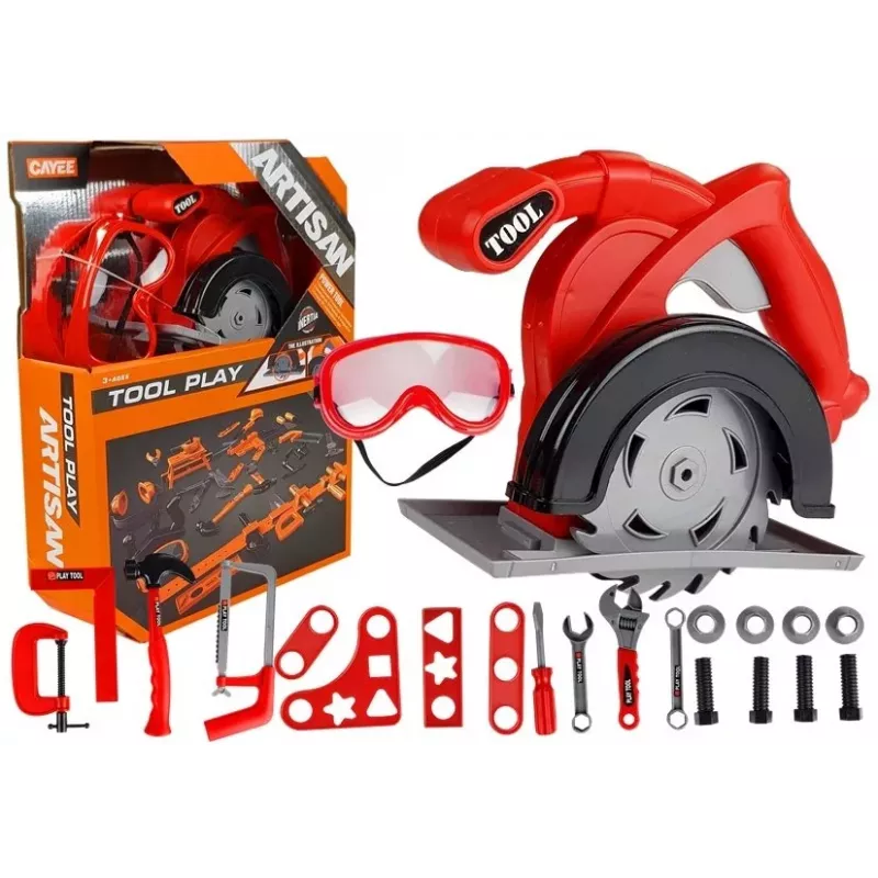 LEAN TOYS Big Sawmill Tools Set for Little Tinkerer 23 pcs
