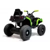 BDM0906 Electric Ride-On Quad with Pumped Wheels, LED Lights, MP3, Black