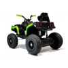 BDM0906 Electric Ride-On Quad with Pumped Wheels, LED Lights, MP3, Black
