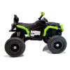 BDM0906 Electric Ride-On Quad with Pumped Wheels, LED Lights, MP3, Black