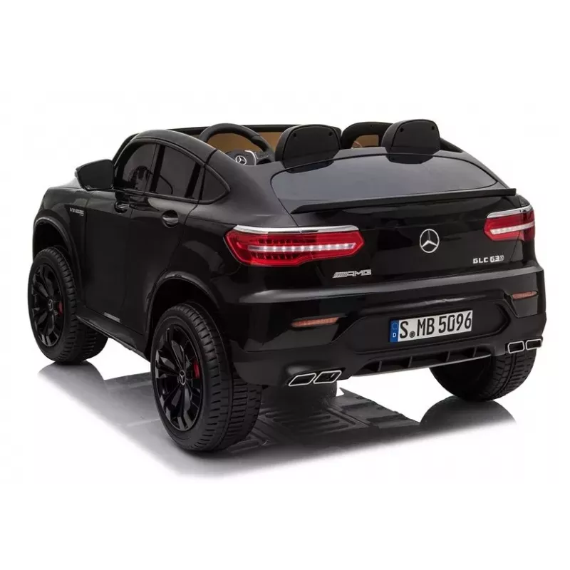 LEAN CARS Electric Ride-On Car Mercedes GLC 63S QLS MP4 Black Painted