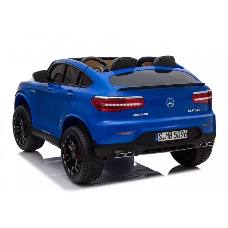 LEAN CARS Electric Ride-On Car Mercedes GLC 63S QLS MP4 Blue Painted