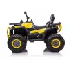 QUAD LOCK Electric Ride On Quad XMX607 for Kids with LED Lights MP3 - Yellow