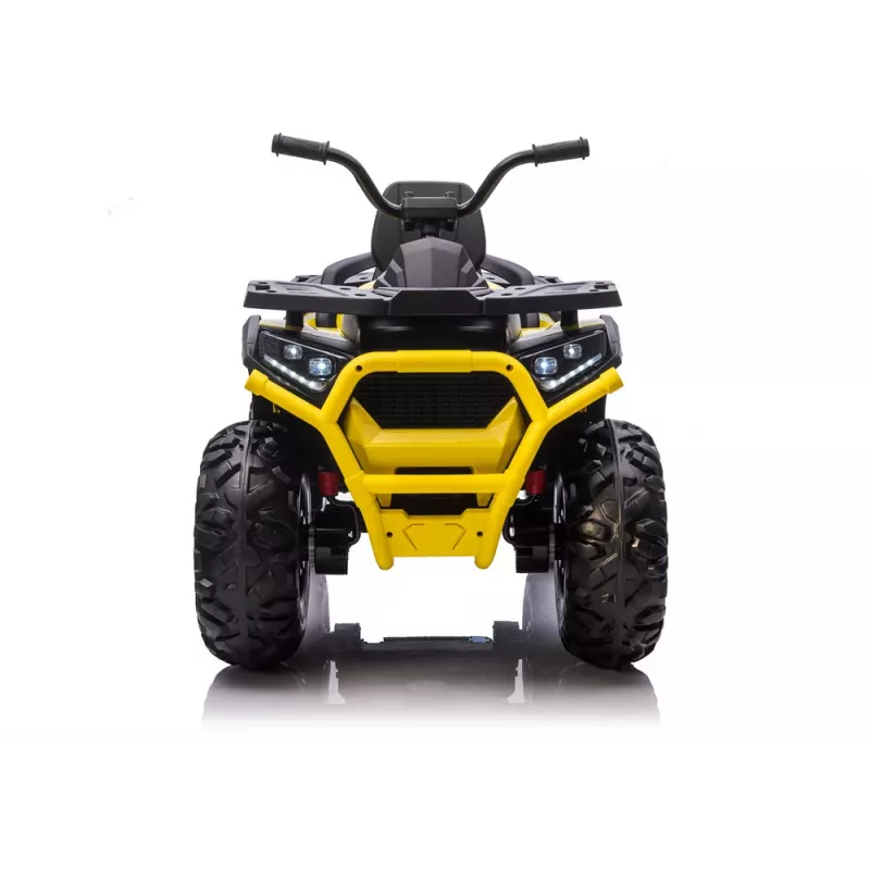 QUAD LOCK Electric Ride On Quad XMX607 for Kids with LED Lights MP3 - Yellow