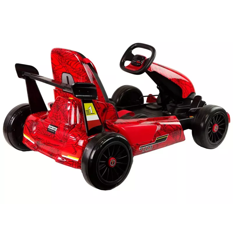 LEAN CARS XMX619 Red Painted Spider Battery Go-Kart