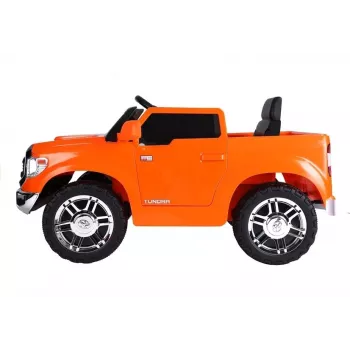 LEAN CARS Electric Ride-On Car Toyota Tundra Orange Painted