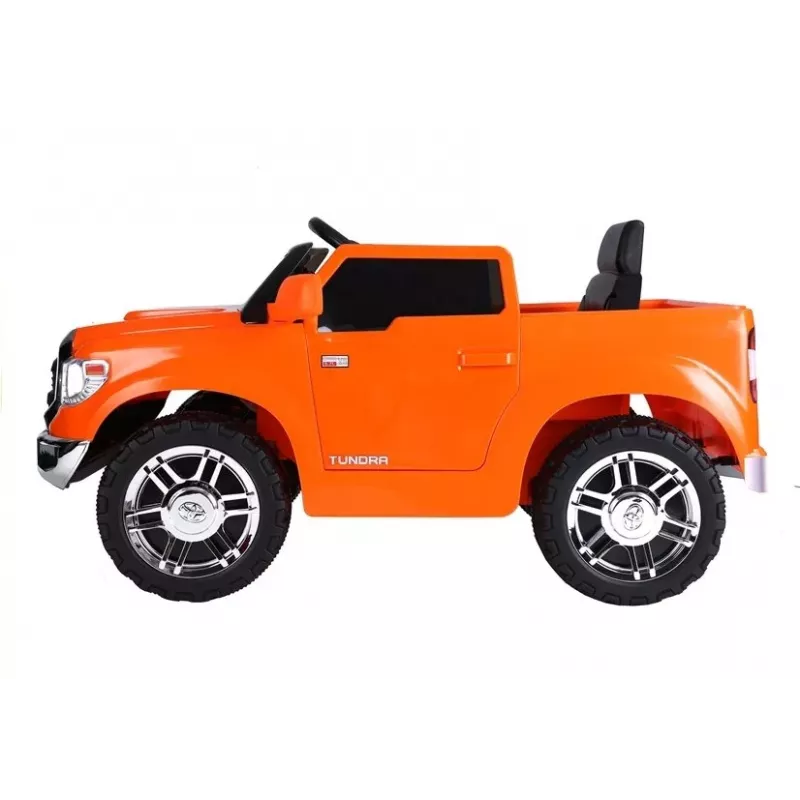 LEAN CARS Electric Ride-On Car Toyota Tundra Orange Painted