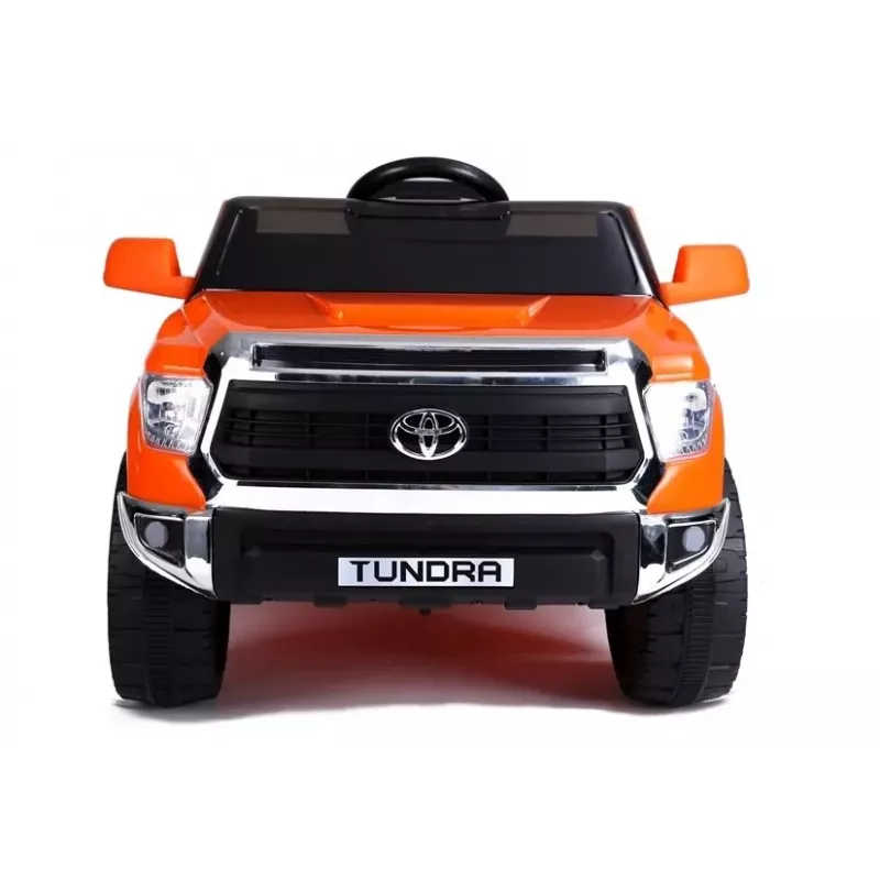 LEAN CARS Electric Ride-On Car Toyota Tundra Orange Painted