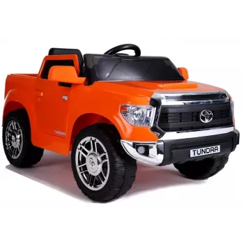 LEAN CARS Electric Ride-On Car Toyota Tundra Orange Painted