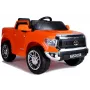 LEAN CARS Electric Ride-On Car Toyota Tundra Orange Painted