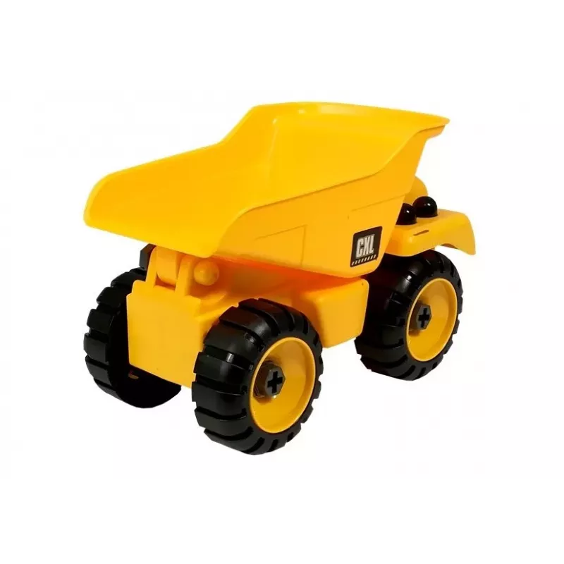 LEAN TOYS Construction Site Set Excavator Truck Crane