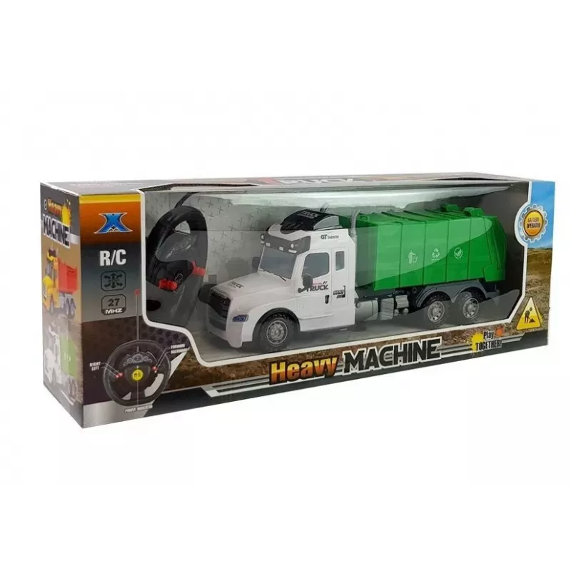 LEAN TOYS Garbage Truck Radio Control R/C 1:16 Scale 2.4 GHz
