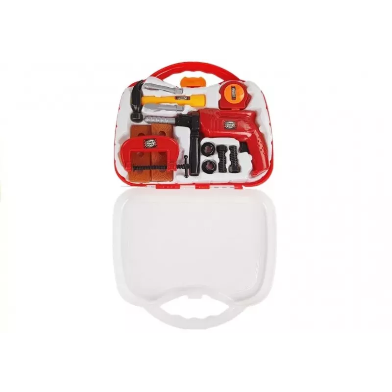 LEAN TOYS Tool Set in a Case Drill Screws Hammer